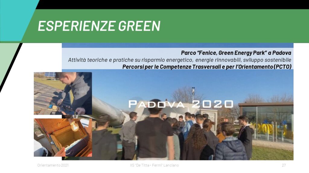 Esperienze green Esperienze green